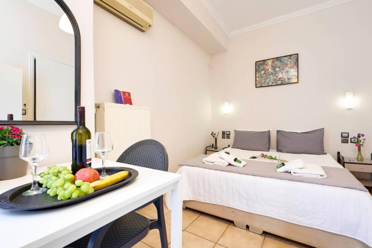 Silver Athens Double Room With Balcony Exterior foto