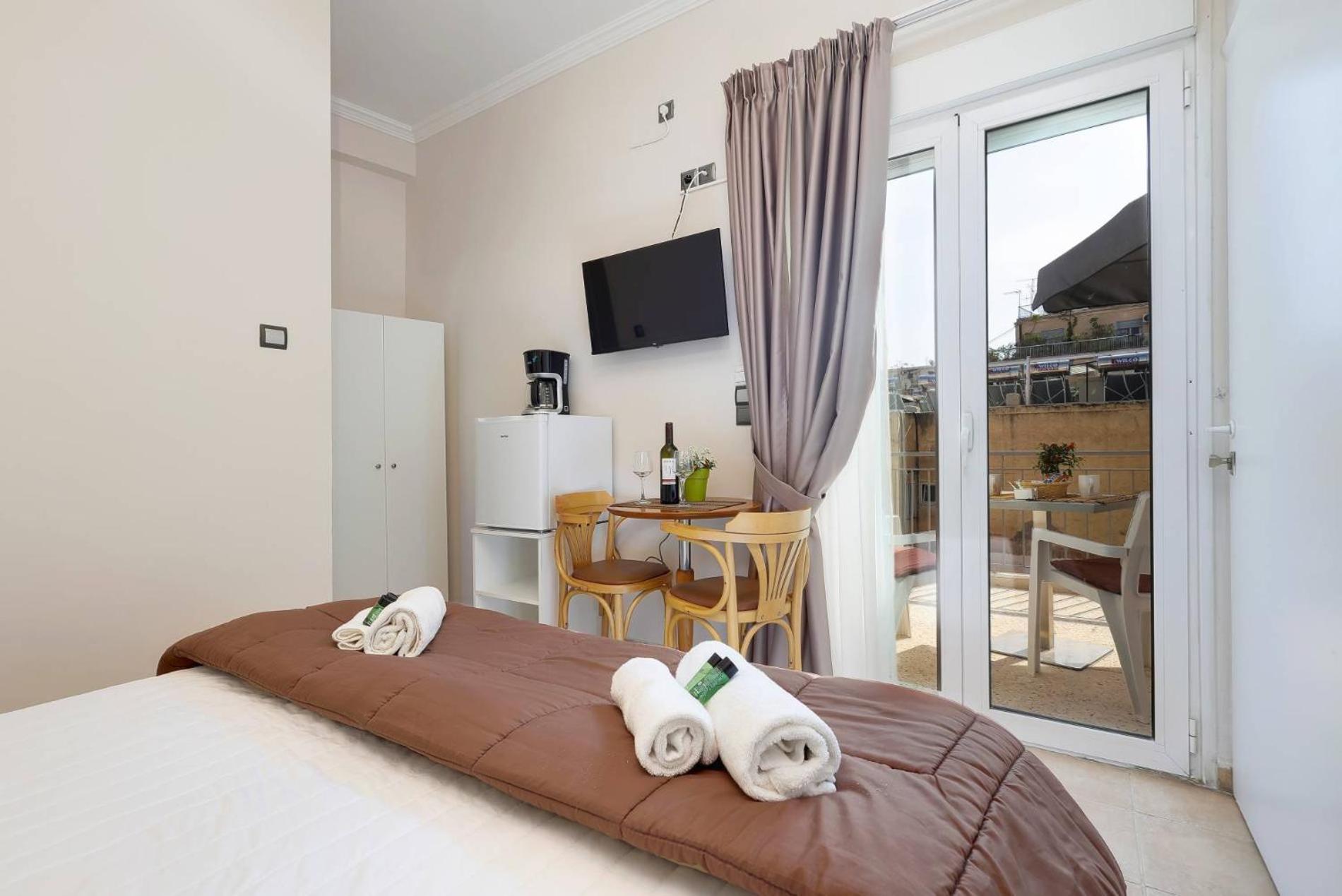Silver Athens Double Room With Balcony Exterior foto